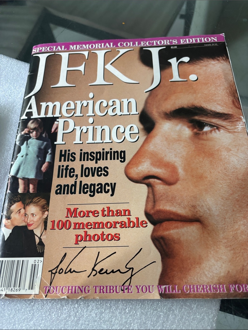 JFK Jr. American Prince Collectible Magazine - Beige Cover